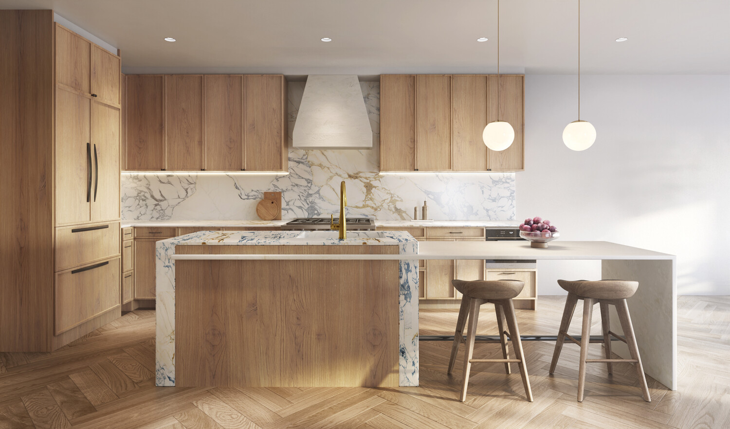 84 University Place, Unit 4 Manhattan, NY 10003 - Photo 1 of 11 a kitchen with kitchen island stainless steel appliances a table and chairs in it