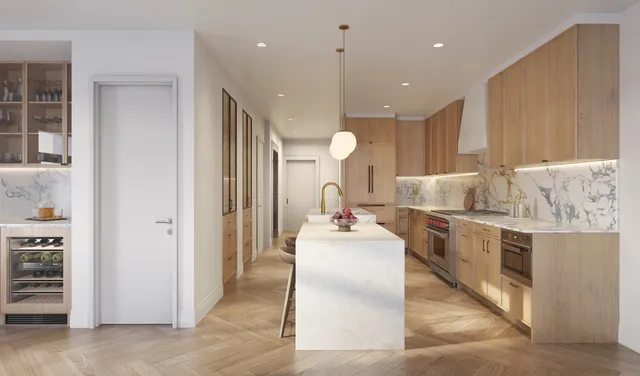 a front view of a building