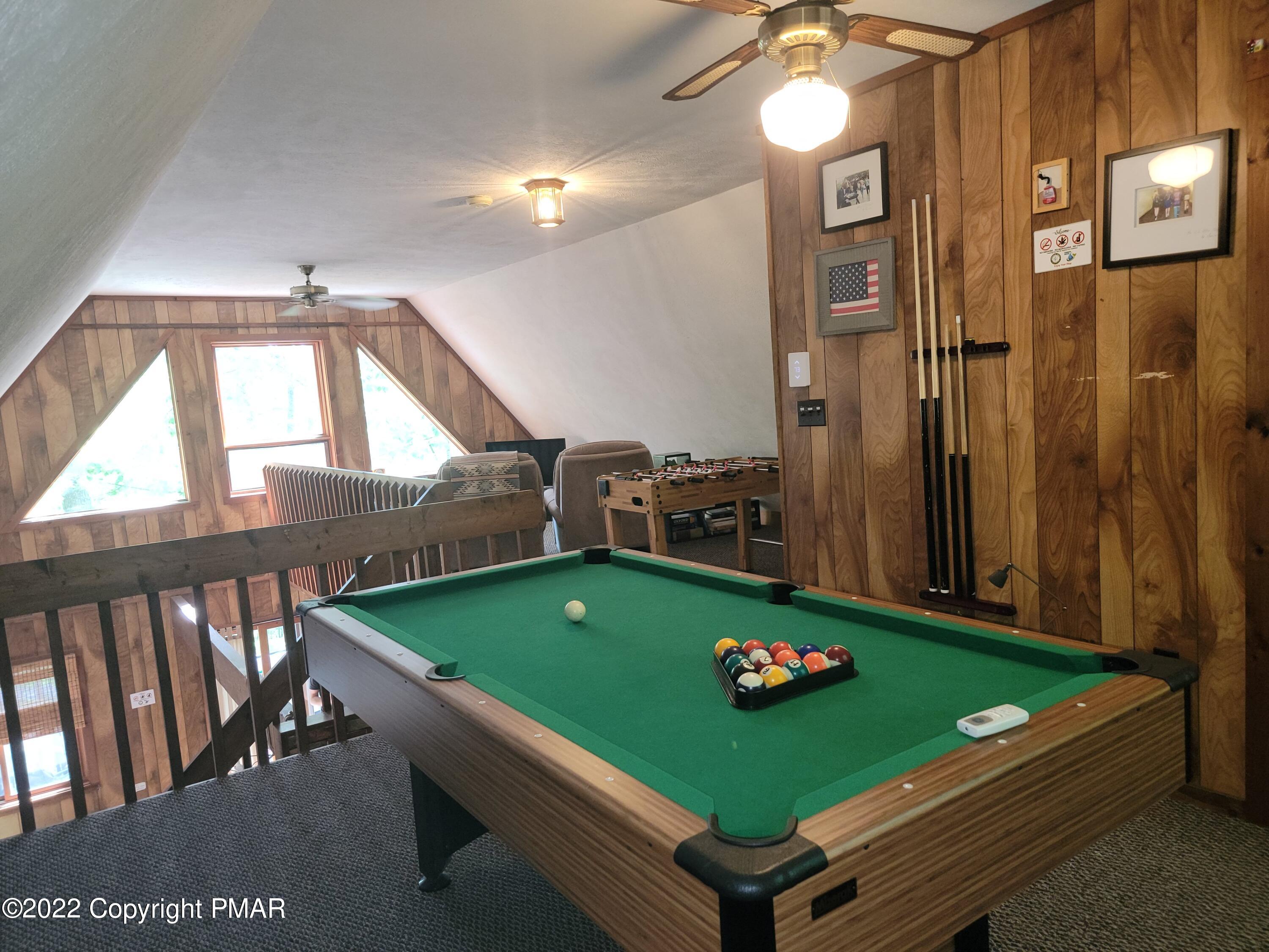 358 Brentwood Drive Bushkill, PA 18324 - Photo 18 of 59 a room with pool table and windows