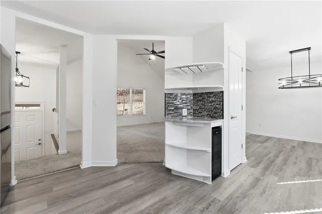 wooden floor view of an empty room and wooden floor