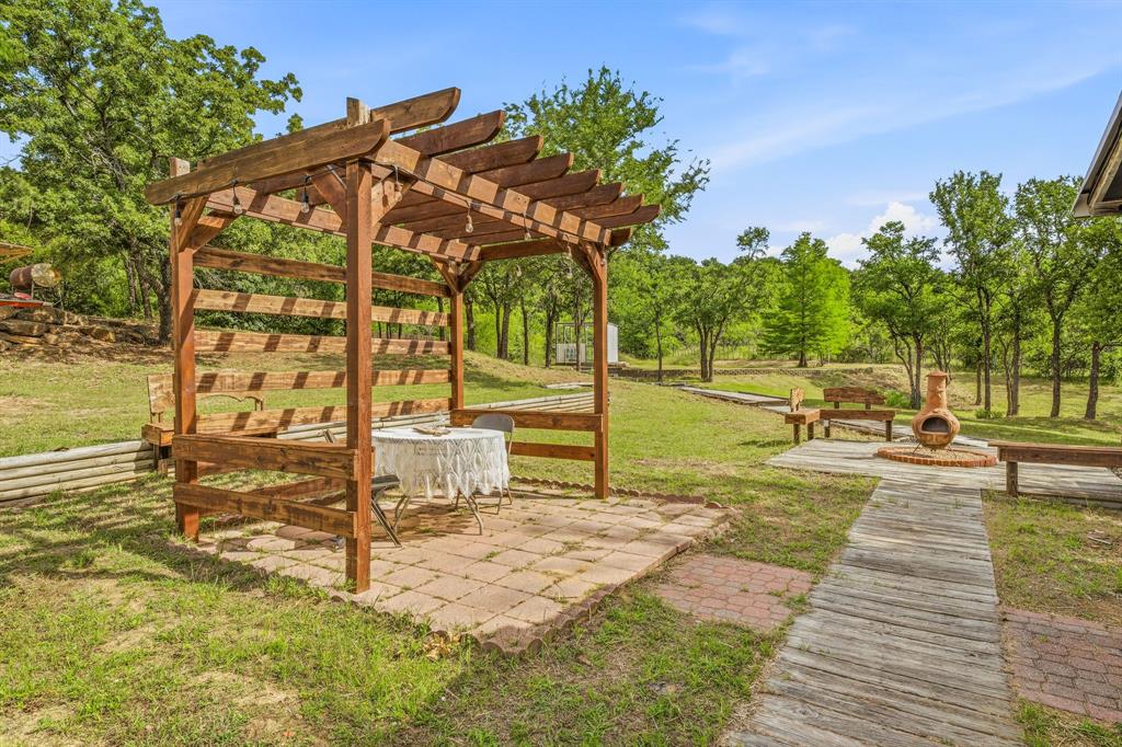 151 High Point Road Weatherford, TX 76088 - Photo 27 of 40 a view of a yard with swimming pool