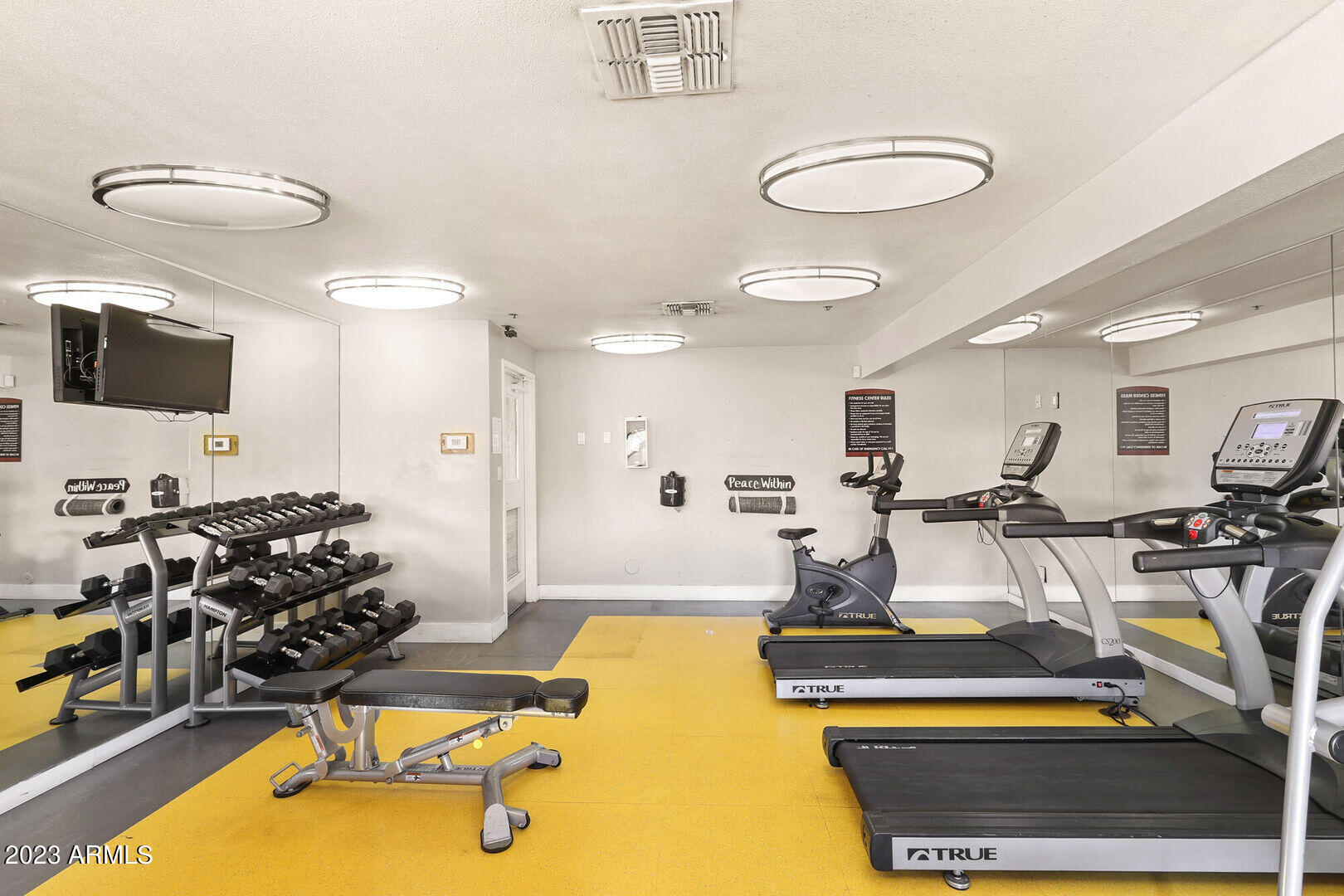 10002 North 7th Street, Unit C1 Phoenix, AZ 85020 - Photo 12 of 14 a view of a room with gym equipment
