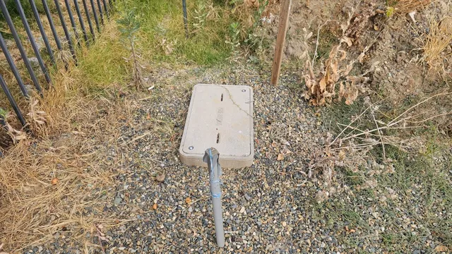 a picture of a bathroom with a shower curtain