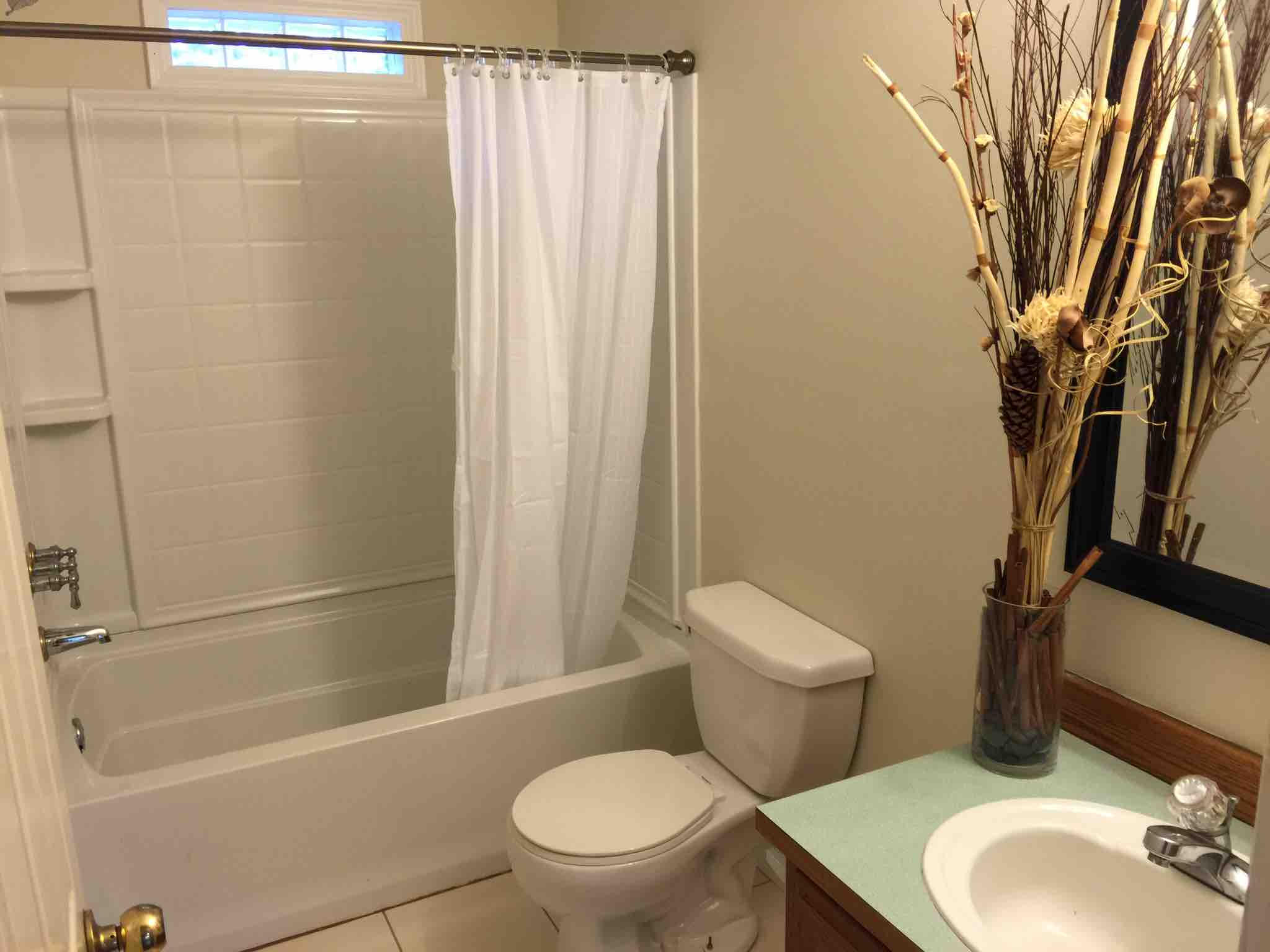 1113 Shady Grove Church Road Baker, FL 32531 - Photo 19 of 23 a white toilet sitting next to a bath tub