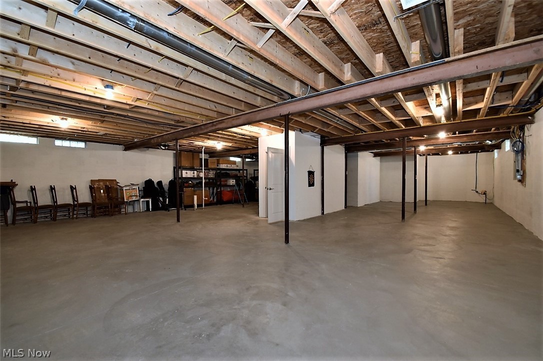 5125 River Creek Road Cleveland, OH 44124 - Photo 26 of 33 Large basement is ready for your finishing touches