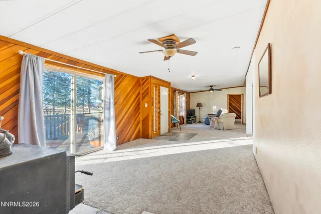 a view of a living room and a window
