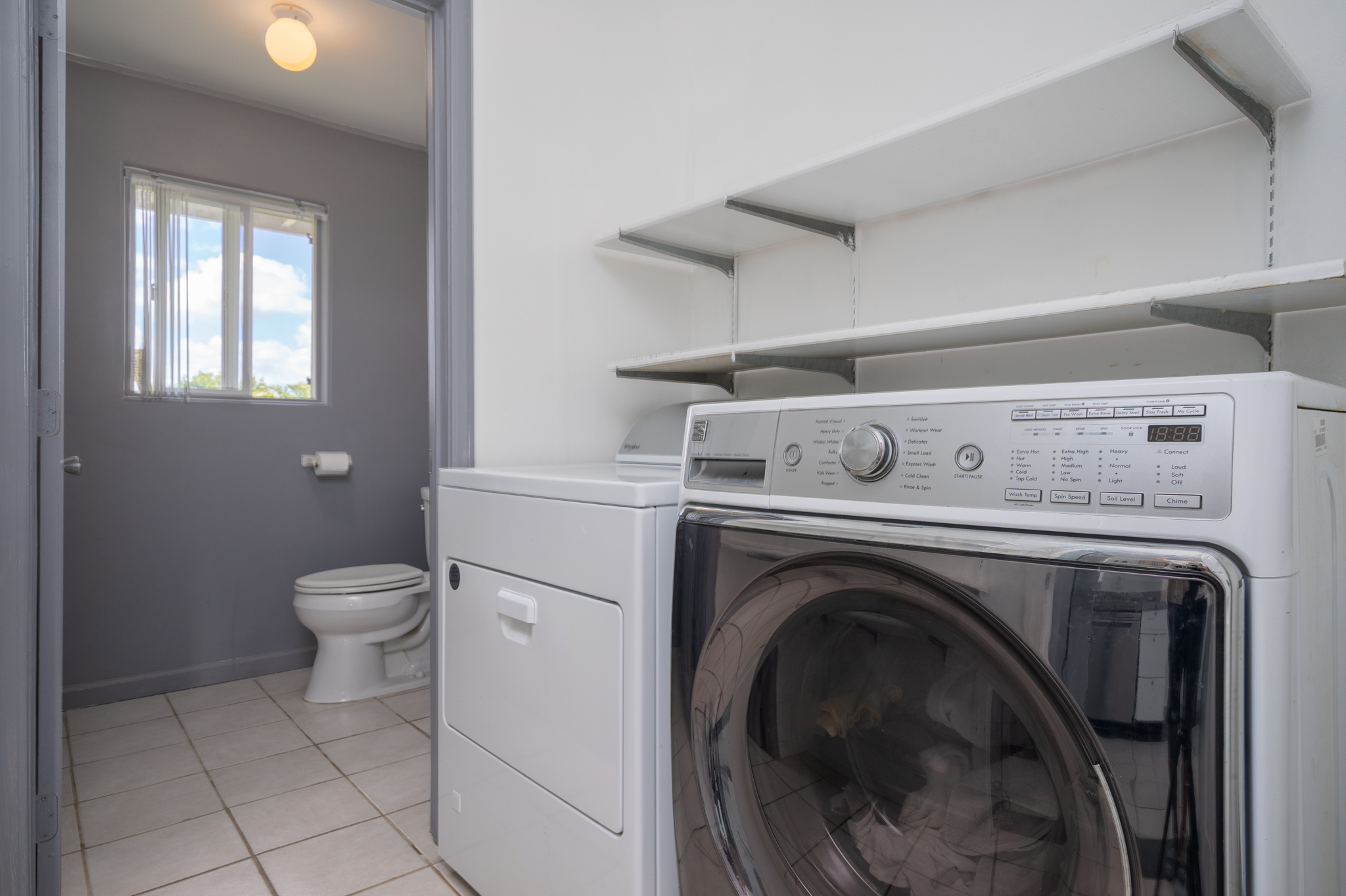 18-3840 South Lauko Road Mountain View, HI 96771 - Photo 20 of 30 a view of washer and dryer in a utility room