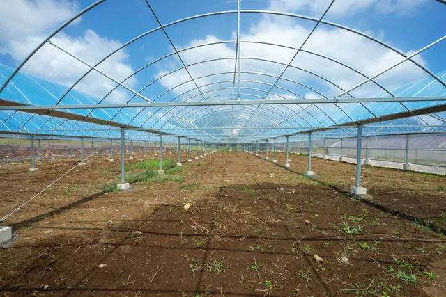 a view of a indoor garage