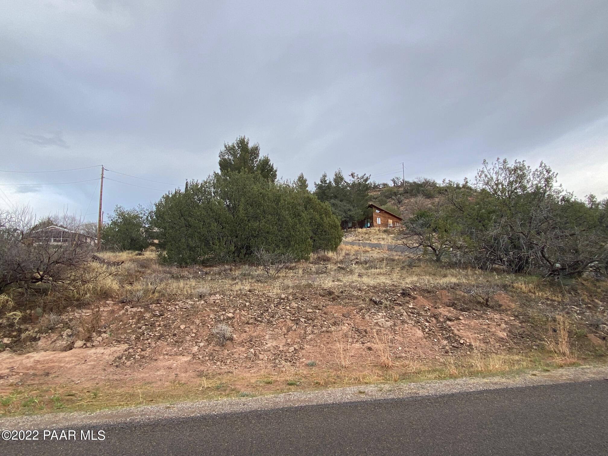 4869 North Gone Fishin Road Rimrock, AZ 86335 - Photo 7 of 10 a view of a dry yard with trees
