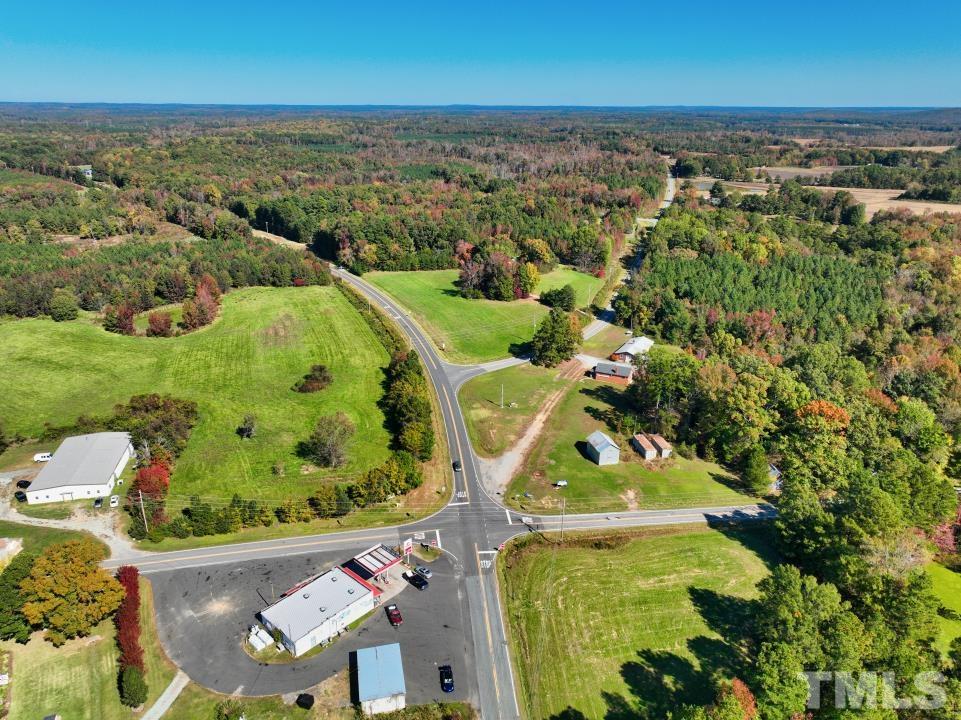 111 Berea Road Rougemont, NC 27572 - Photo 3 of 14 an aerial view of a house with a garden