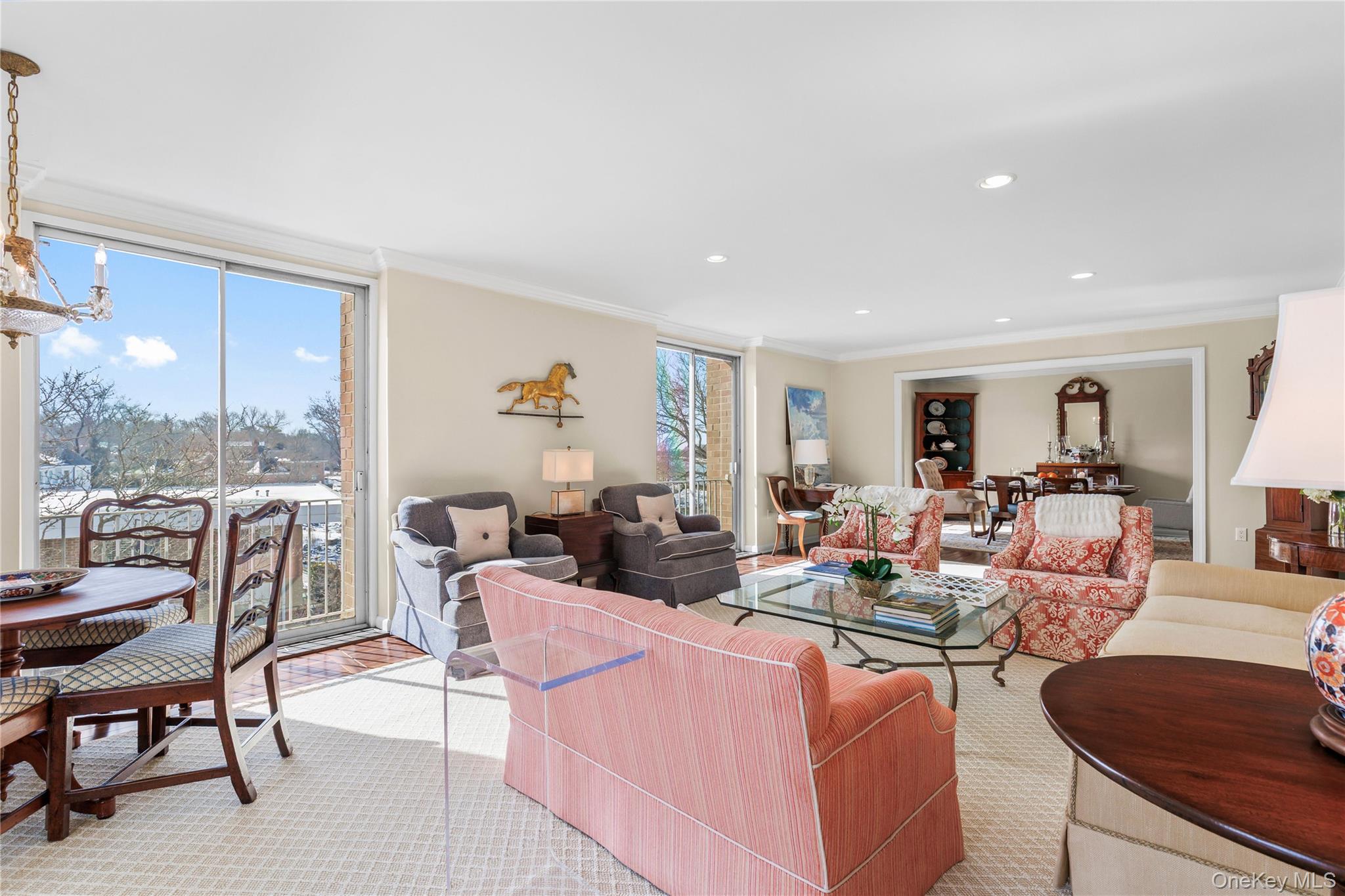 720 Milton Road, Unit SOUTH 3B Rye, NY 10580 - Photo 10 of 33 Large enough for multiple seating arrangements...