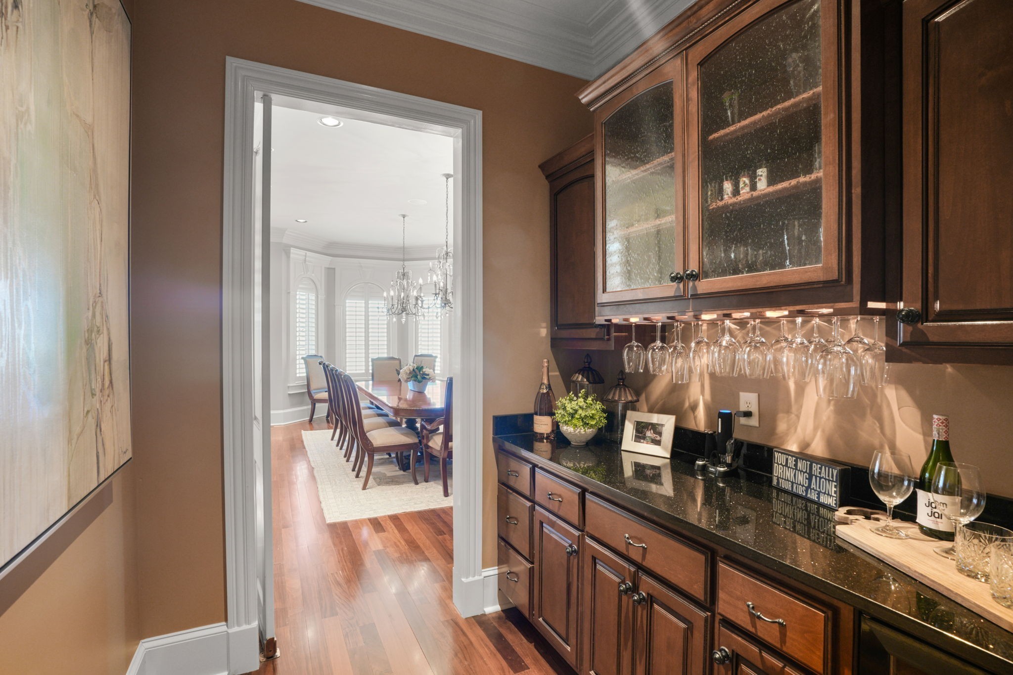 510 Davis Road Lebanon, TN 37087 - Photo 12 of 70 a kitchen with granite countertop a sink and a refrigerator
