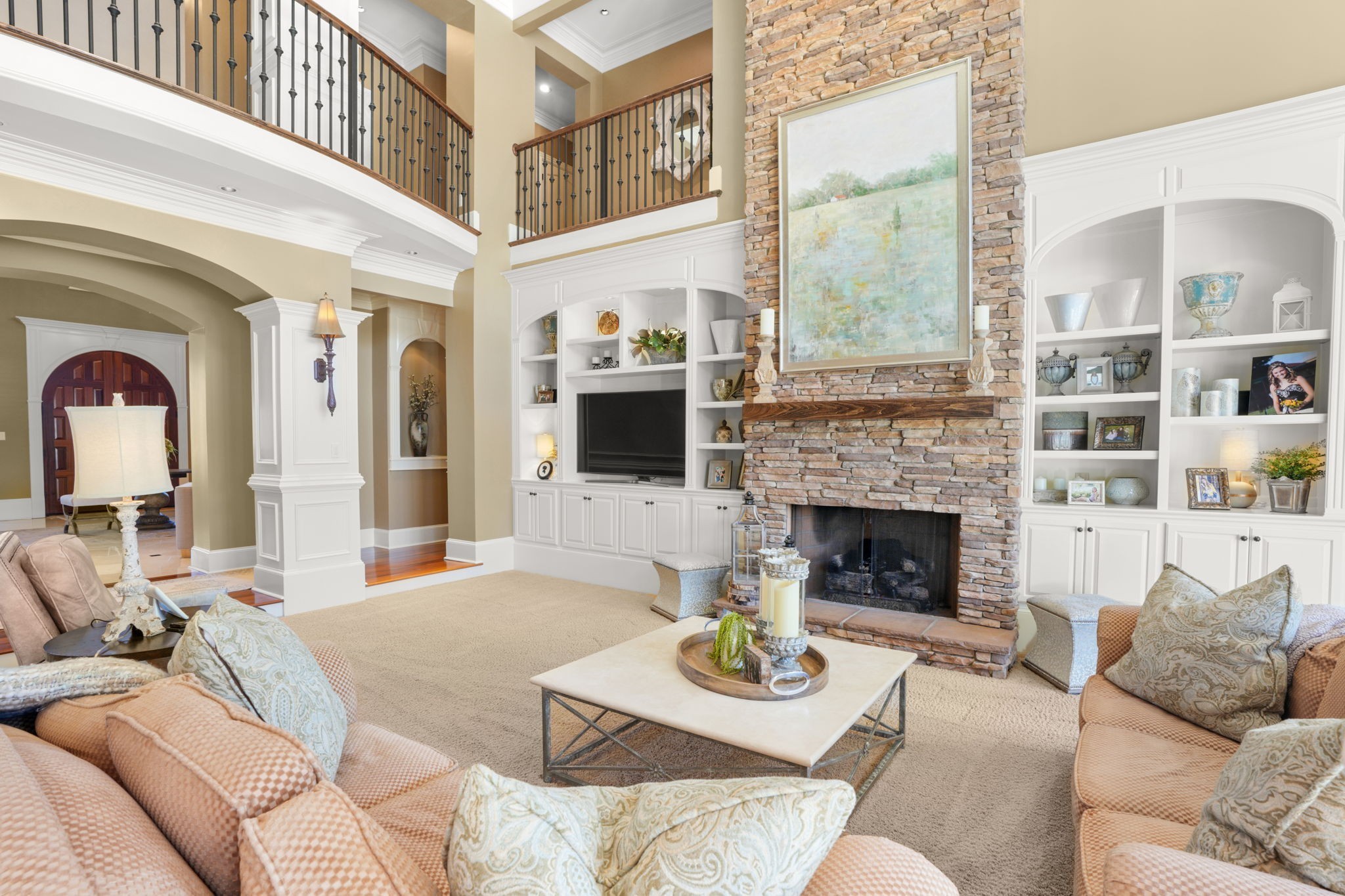 510 Davis Road Lebanon, TN 37087 - Photo 14 of 70 a living room with furniture large window and a fireplace