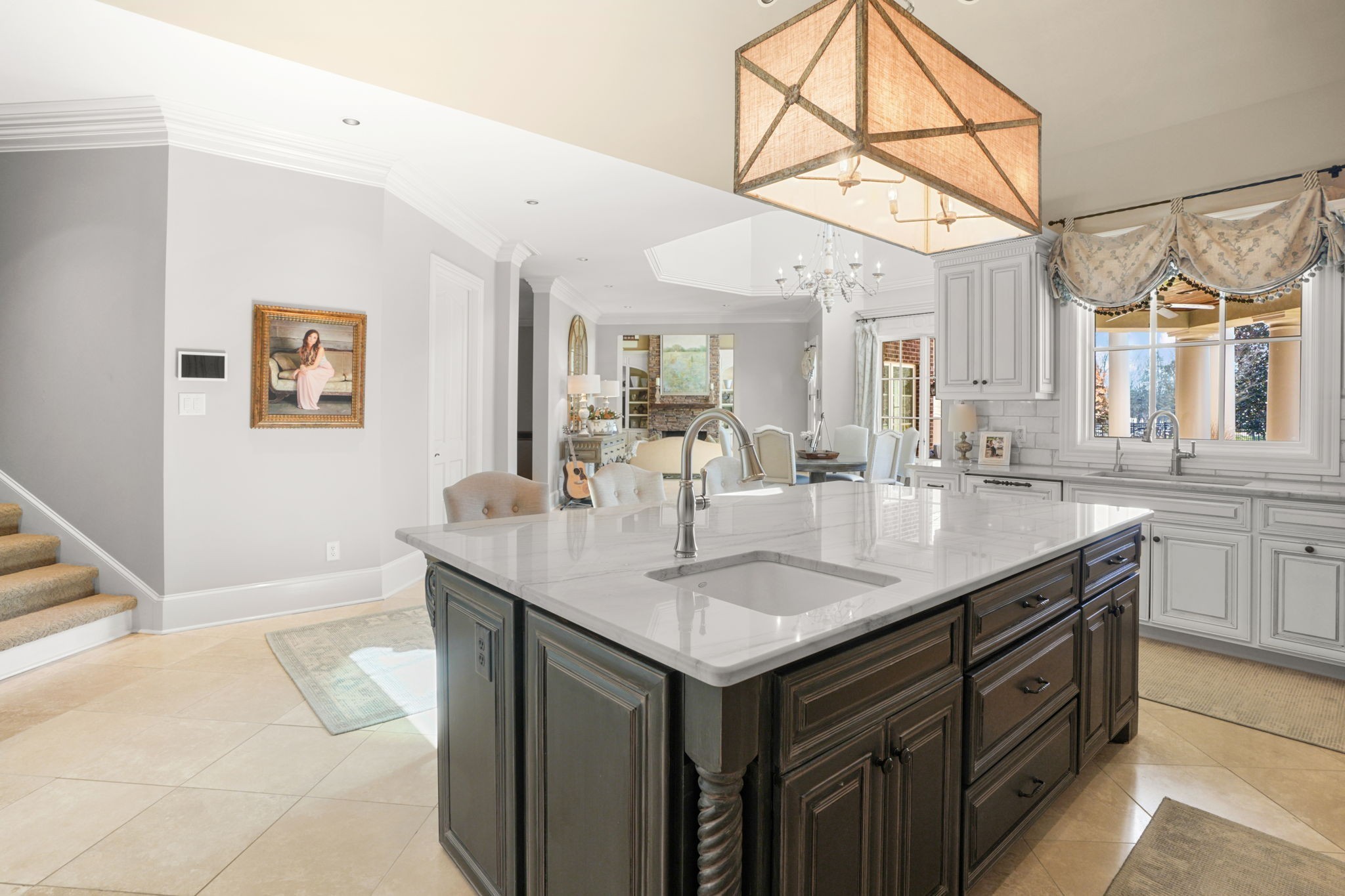 510 Davis Road Lebanon, TN 37087 - Photo 23 of 70 a bathroom with a granite countertop sink a mirror and a