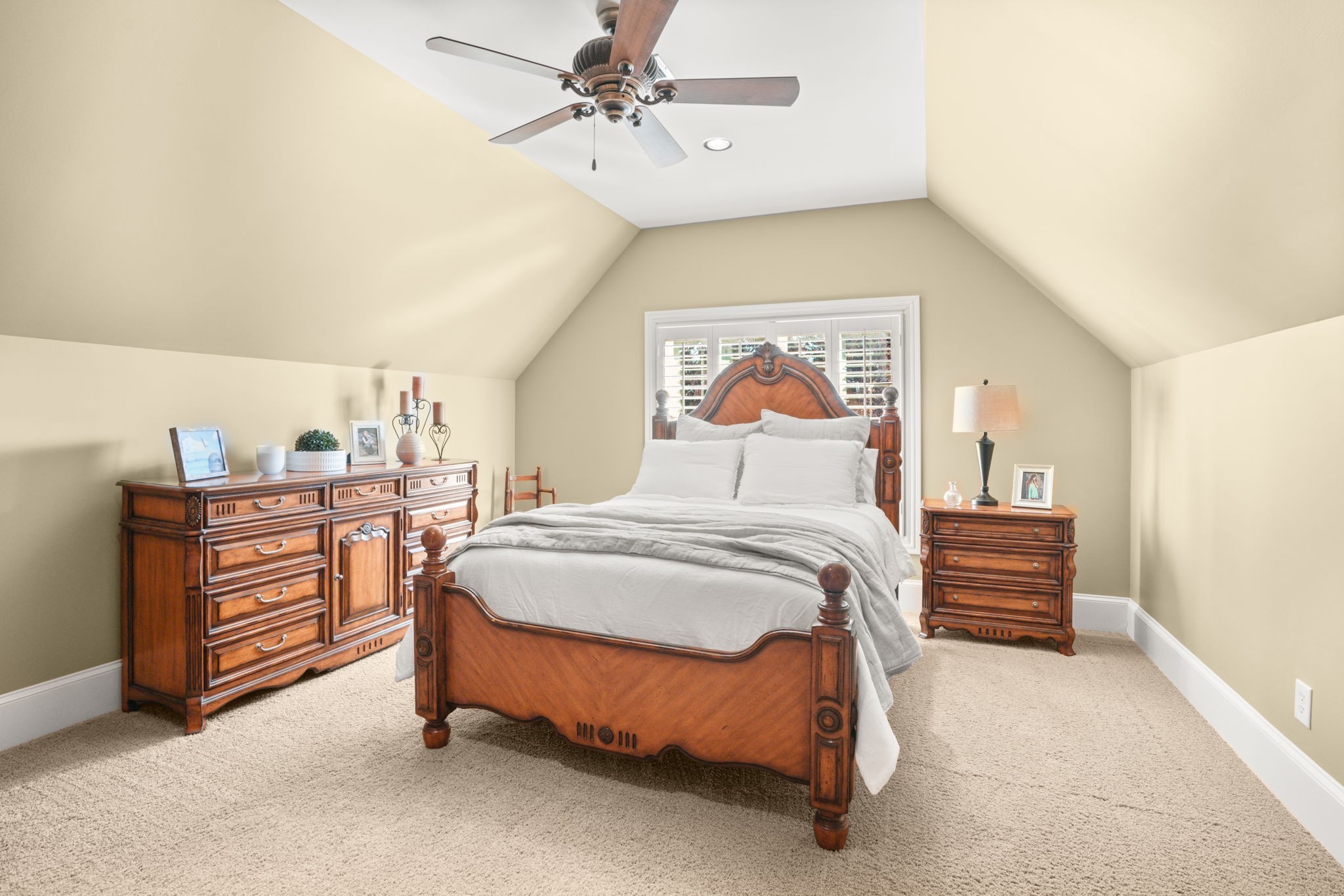 510 Davis Road Lebanon, TN 37087 - Photo 37 of 70 a bedroom with a bed and a chandelier