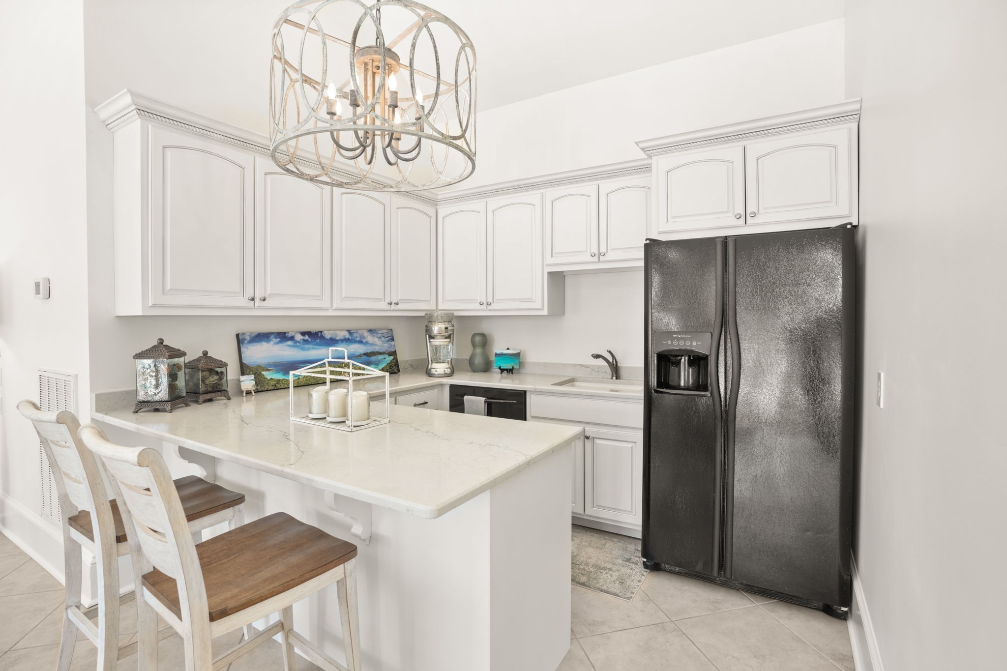 510 Davis Road Lebanon, TN 37087 - Photo 62 of 70 a kitchen with stainless steel appliances granite countertop a refrigerator a sink a stove and white cabinets