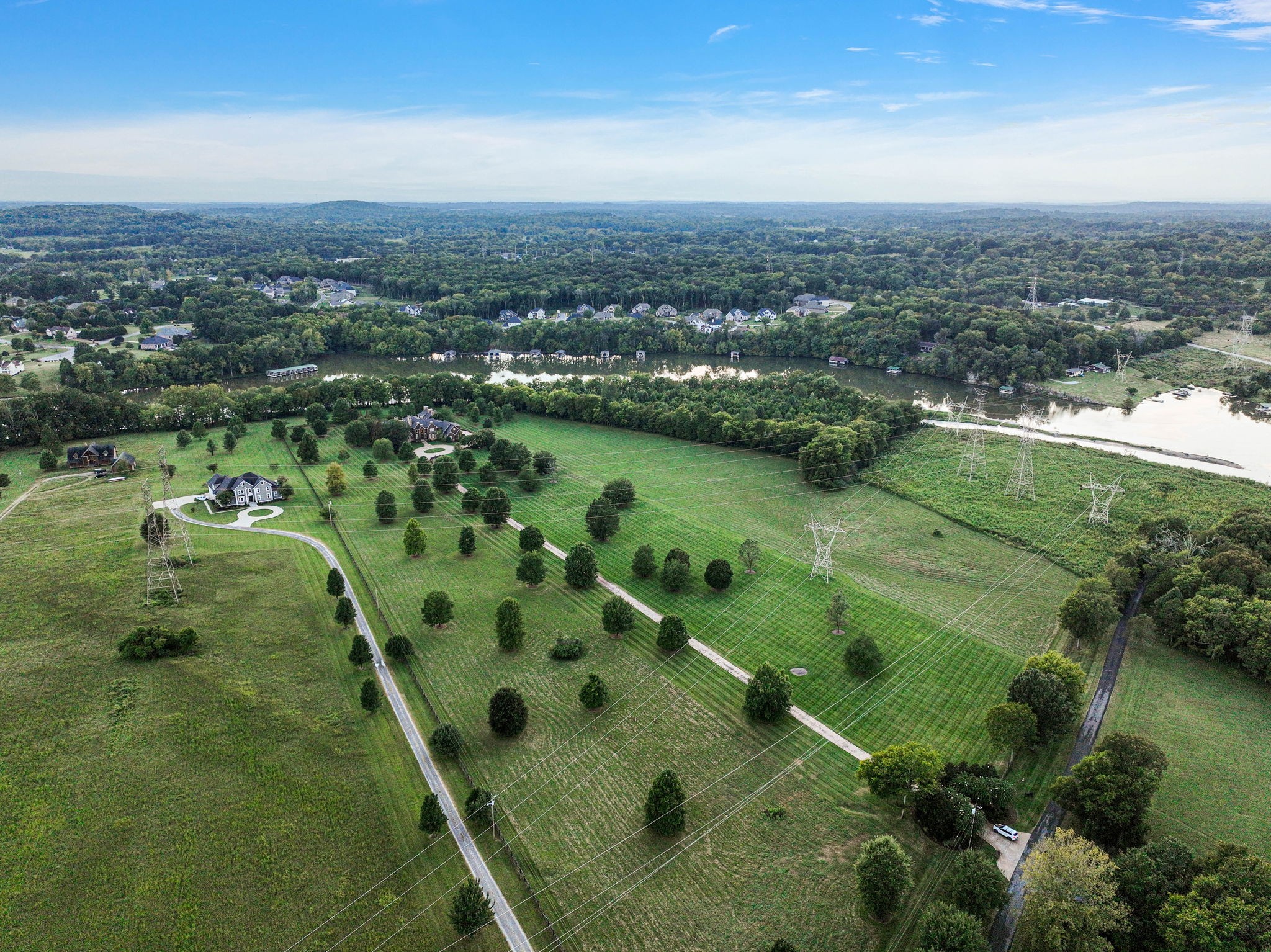 510 Davis Road Lebanon, TN 37087 - Photo 66 of 70 an aerial view of a residential houses with outdoor space and trees