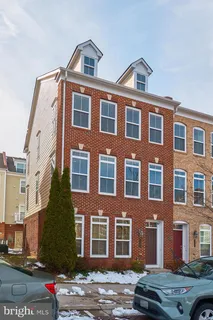 a front view of a building