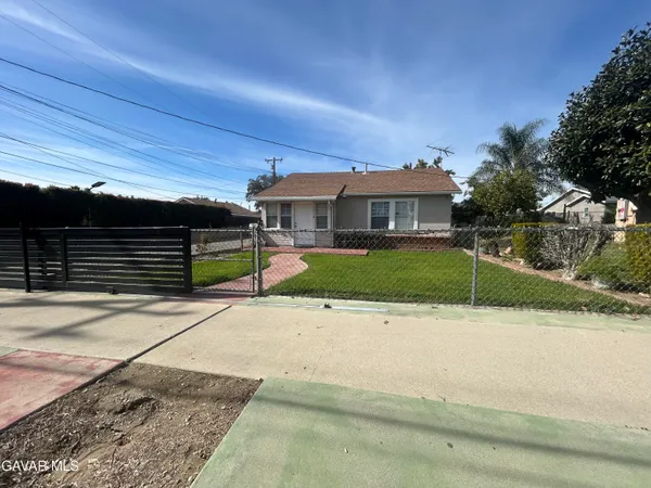 a view of a house with a patio