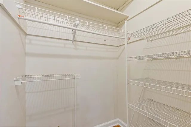 a view of walk in closet