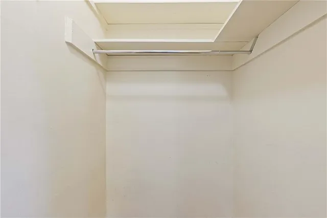 a view of a closet