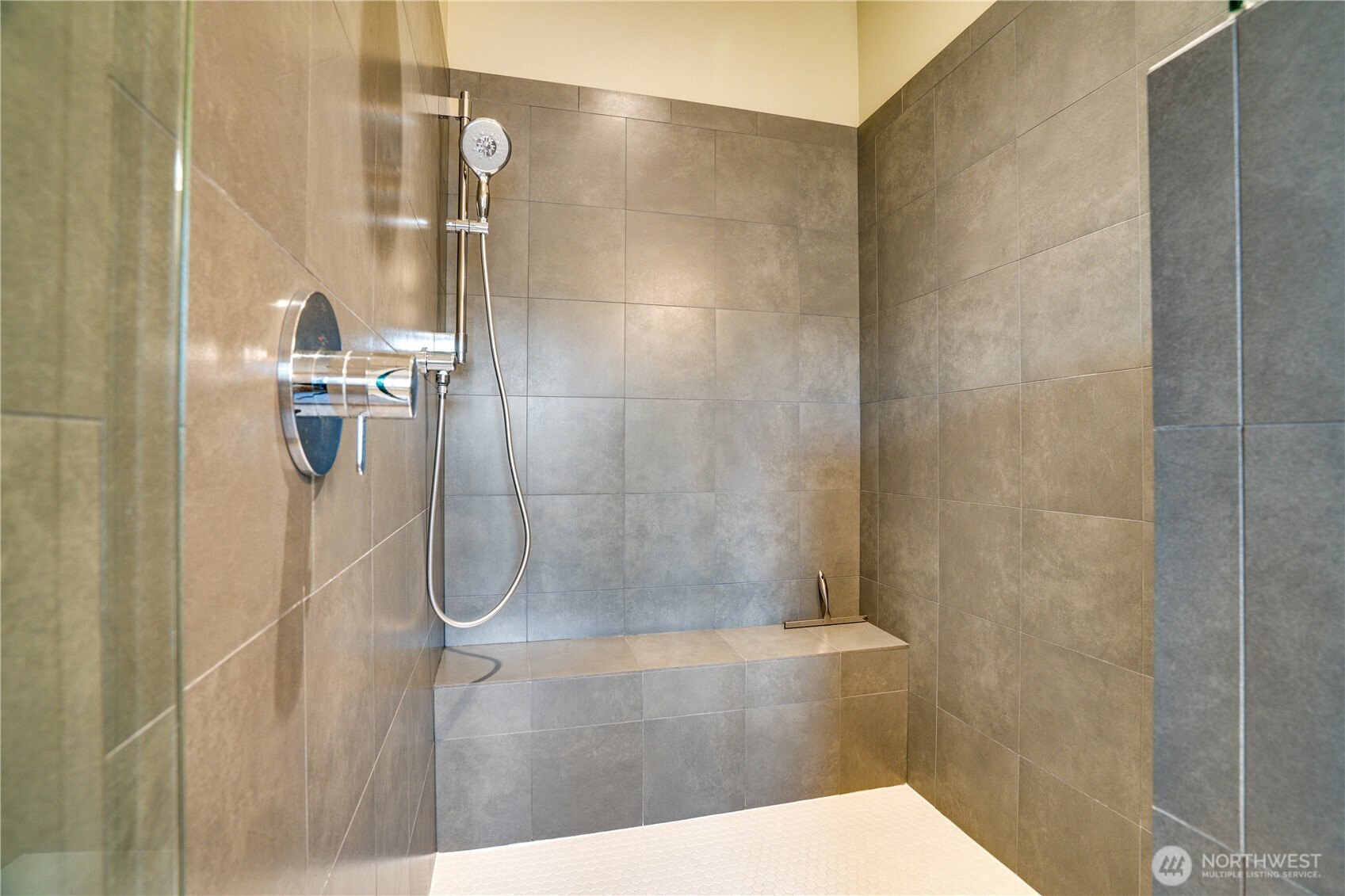 3501 North Stevens Street Tacoma, WA 98407 - Photo 16 of 39 a bathroom with a glass shower door