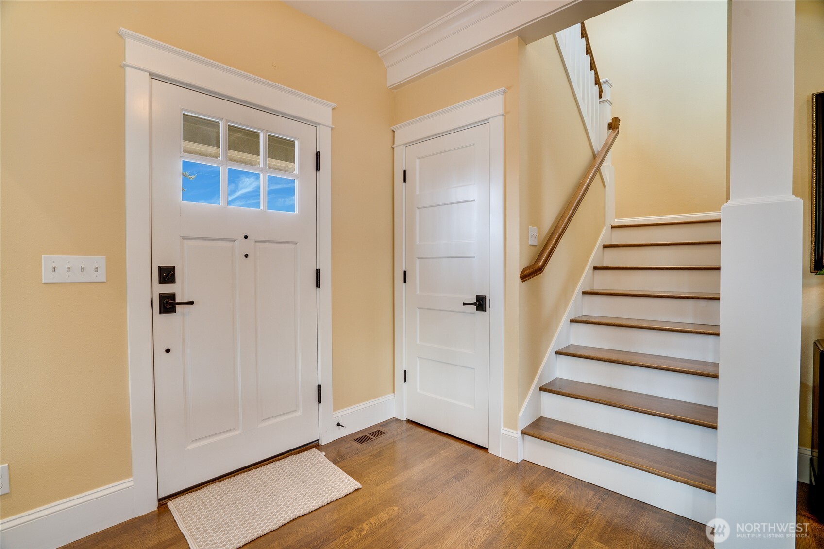 3501 North Stevens Street Tacoma, WA 98407 - Photo 20 of 39 a view of entryway with wooden floor and door
