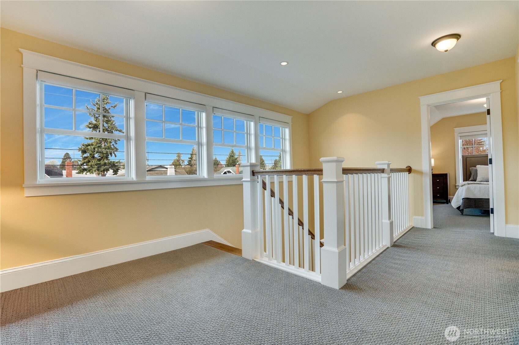 3501 North Stevens Street Tacoma, WA 98407 - Photo 30 of 39 a view of a kitchen with wooden floor and stairs