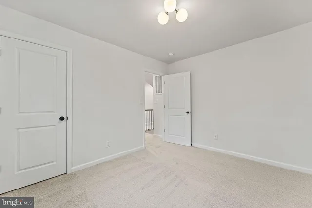 a view of empty room