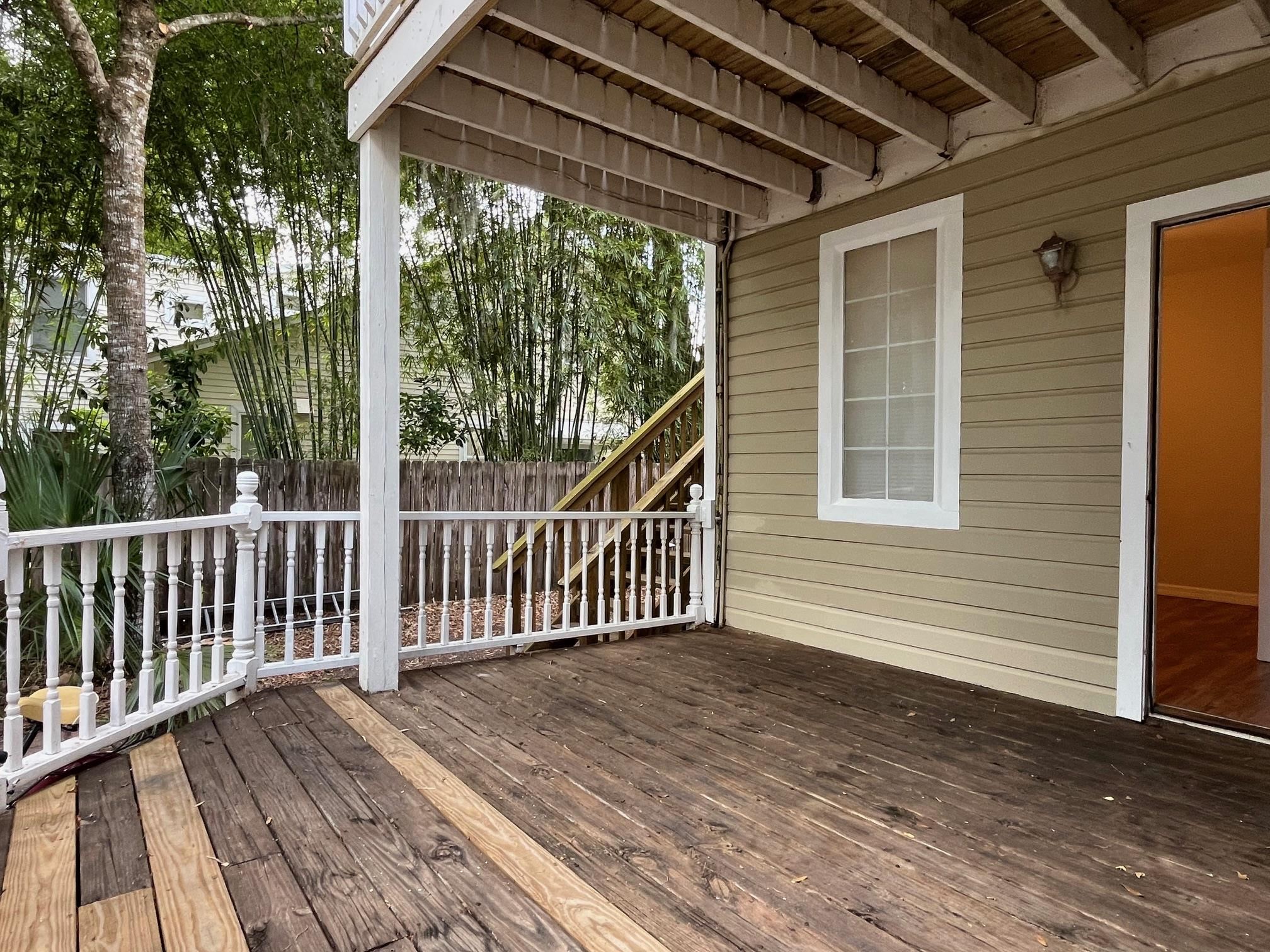 25 Desoto Place, Unit 2 St. Augustine, FL 32084 - Photo 13 of 14 a view of a wooden deck