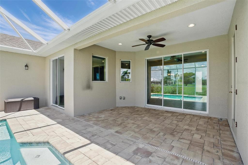 7505 Carissa Punta Gorda, FL 33955 - Photo 47 of 57 a view of a livingroom with a ceiling fan and window
