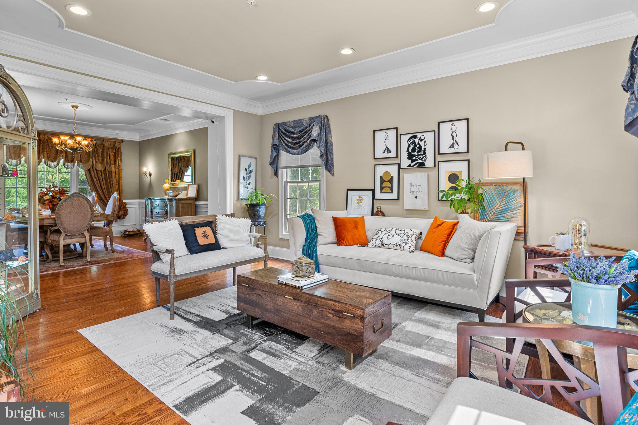 2607 Heron Pointe Jamison, PA 18929 - Photo 15 of 54 Formal Living room-Extensive moldings