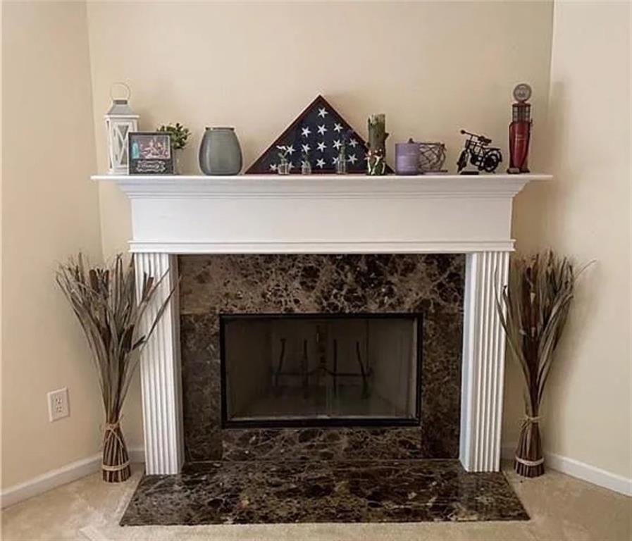 2920 Centerglen Lane Cumming, GA 30040 - Photo 4 of 14 a white fireplace