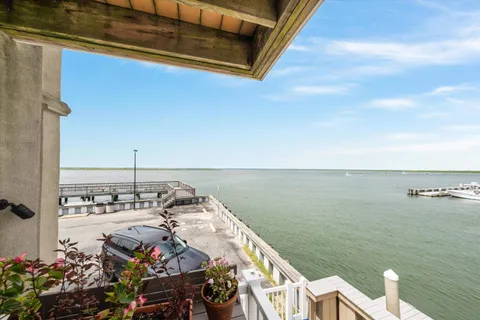 a view of a ocean from a balcony