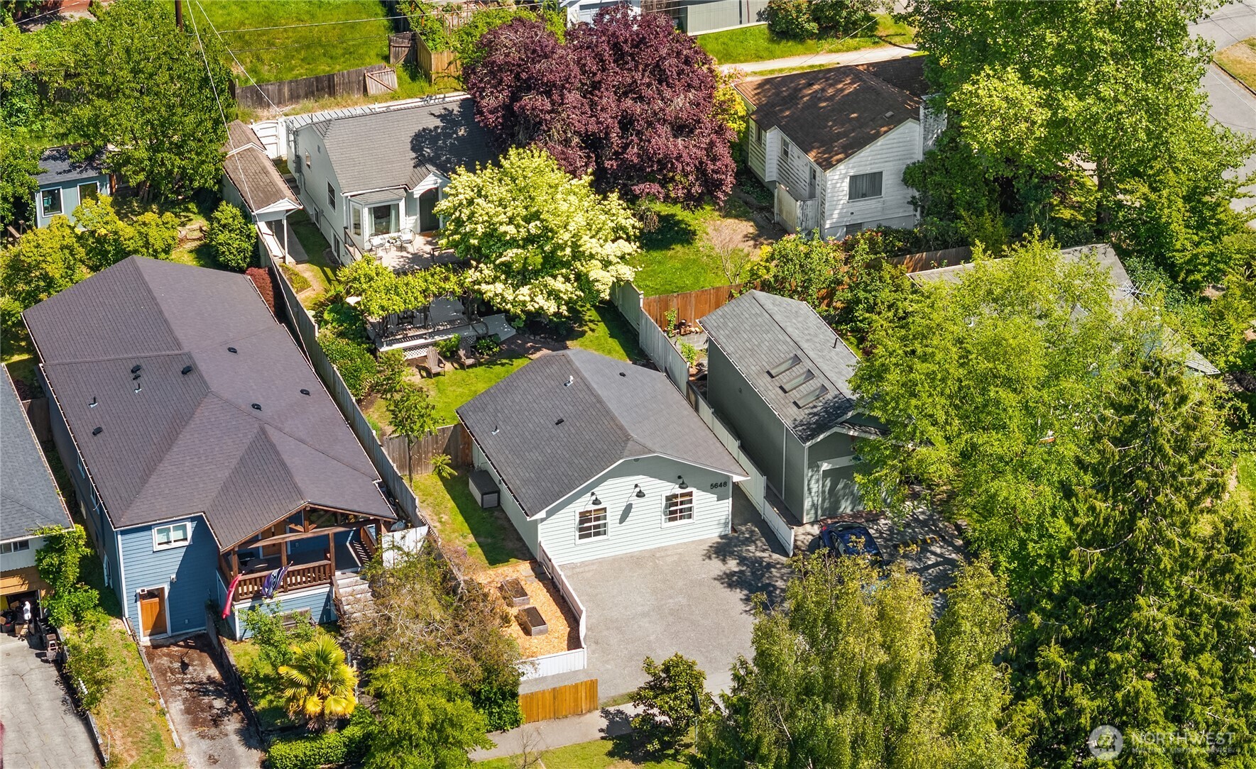 5648 38th Avenue Southwest Seattle, WA 98126 - Photo 2 of 40 an aerial view of a house