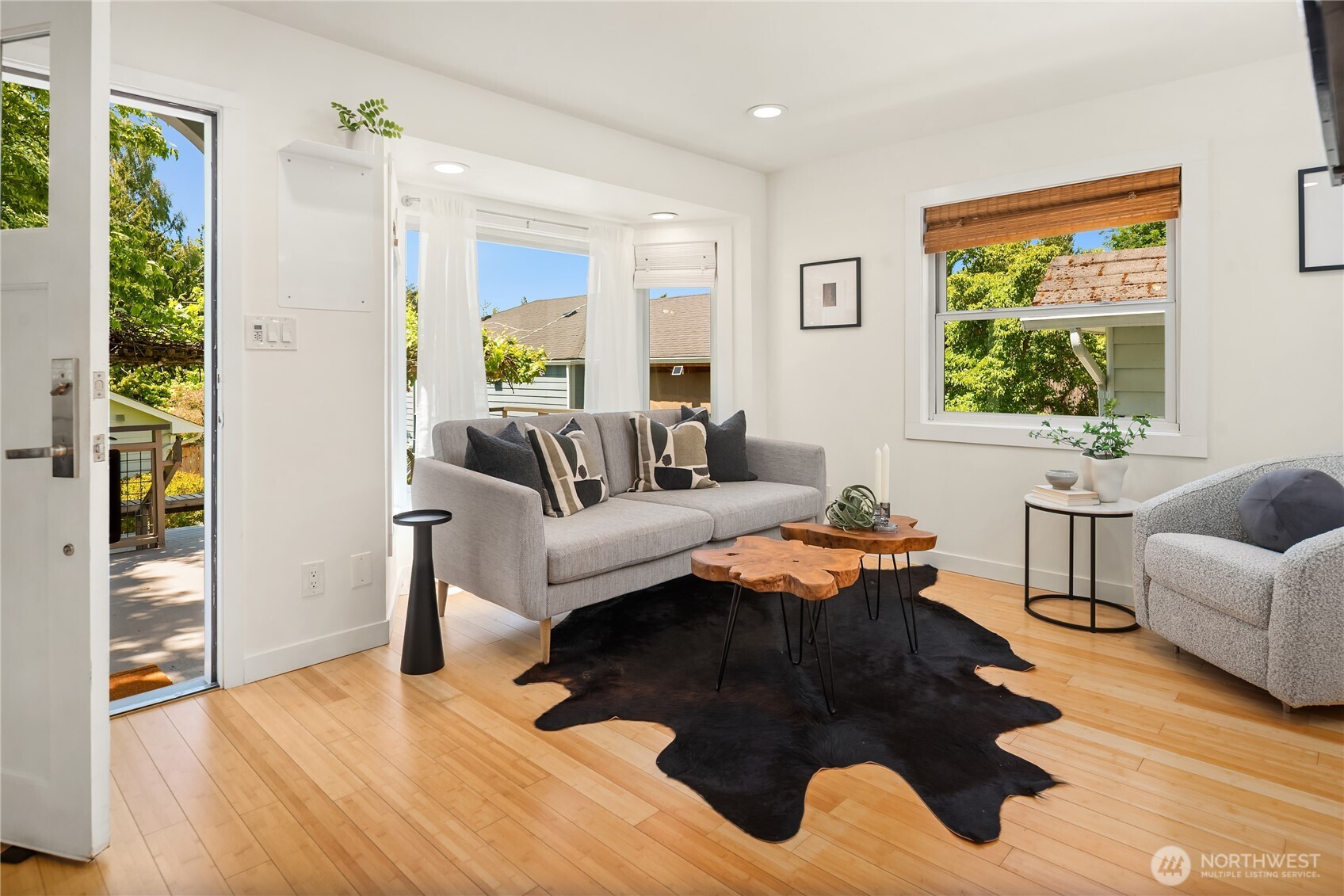 5648 38th Avenue Southwest Seattle, WA 98126 - Photo 6 of 40 a living room with furniture and a large window