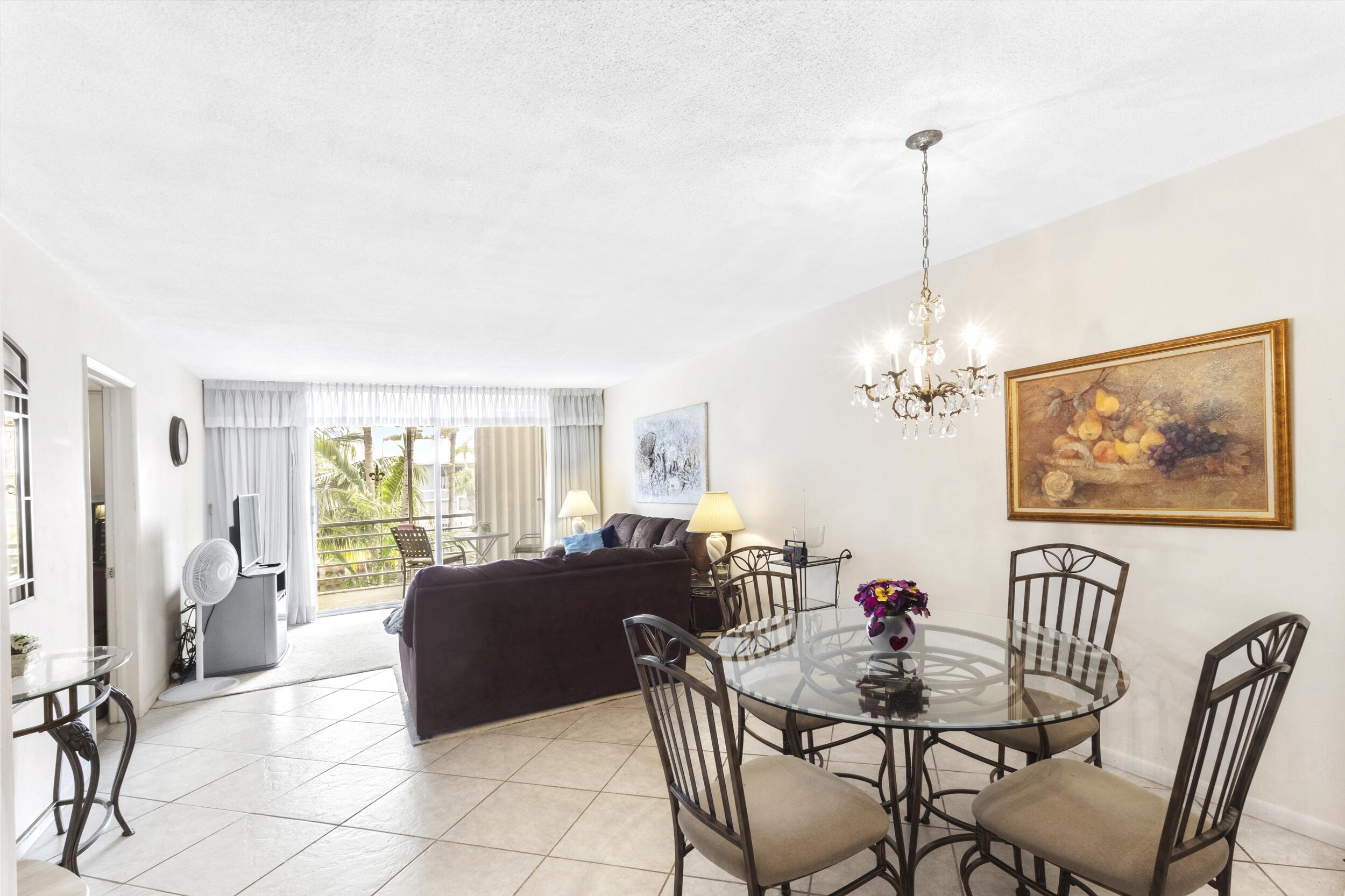 4500 North Federal Highway, Unit 272H Lighthouse Point, FL 33064 - Photo 2 of 30 a view of a dining room with furniture window and outside view