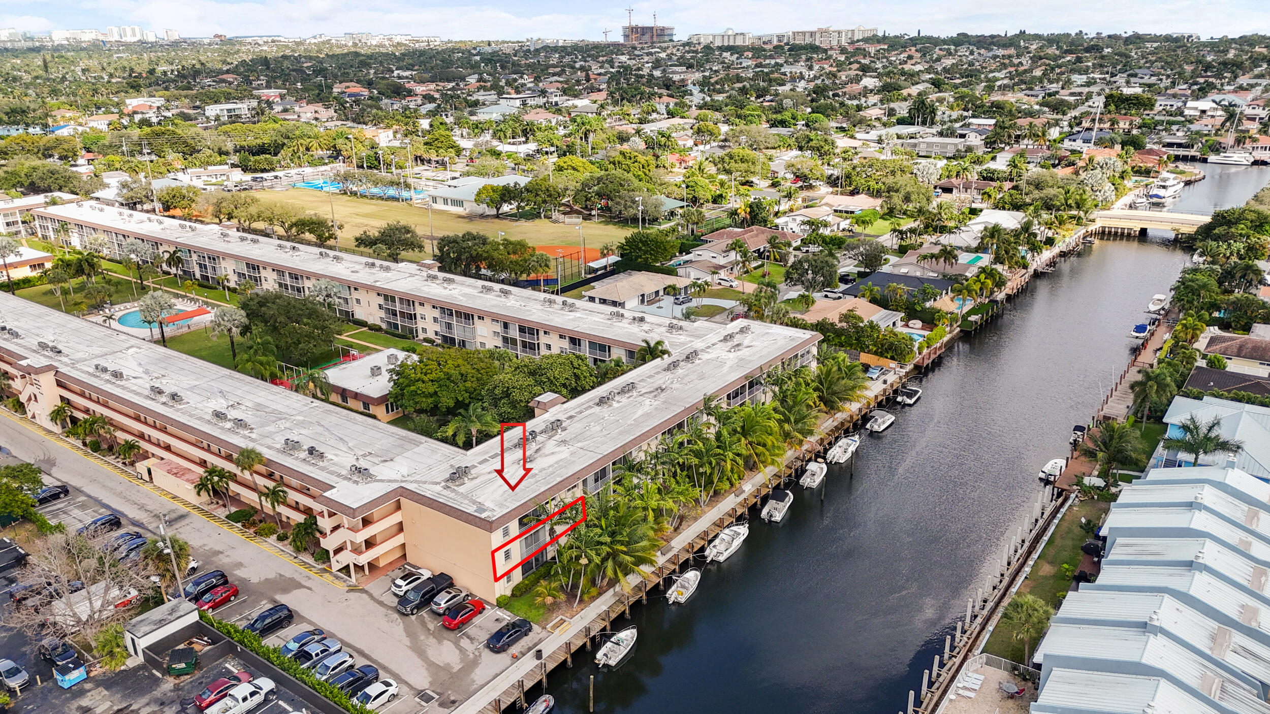 4500 North Federal Highway, Unit 272H Lighthouse Point, FL 33064 - Photo 28 of 30 an aerial view of a city