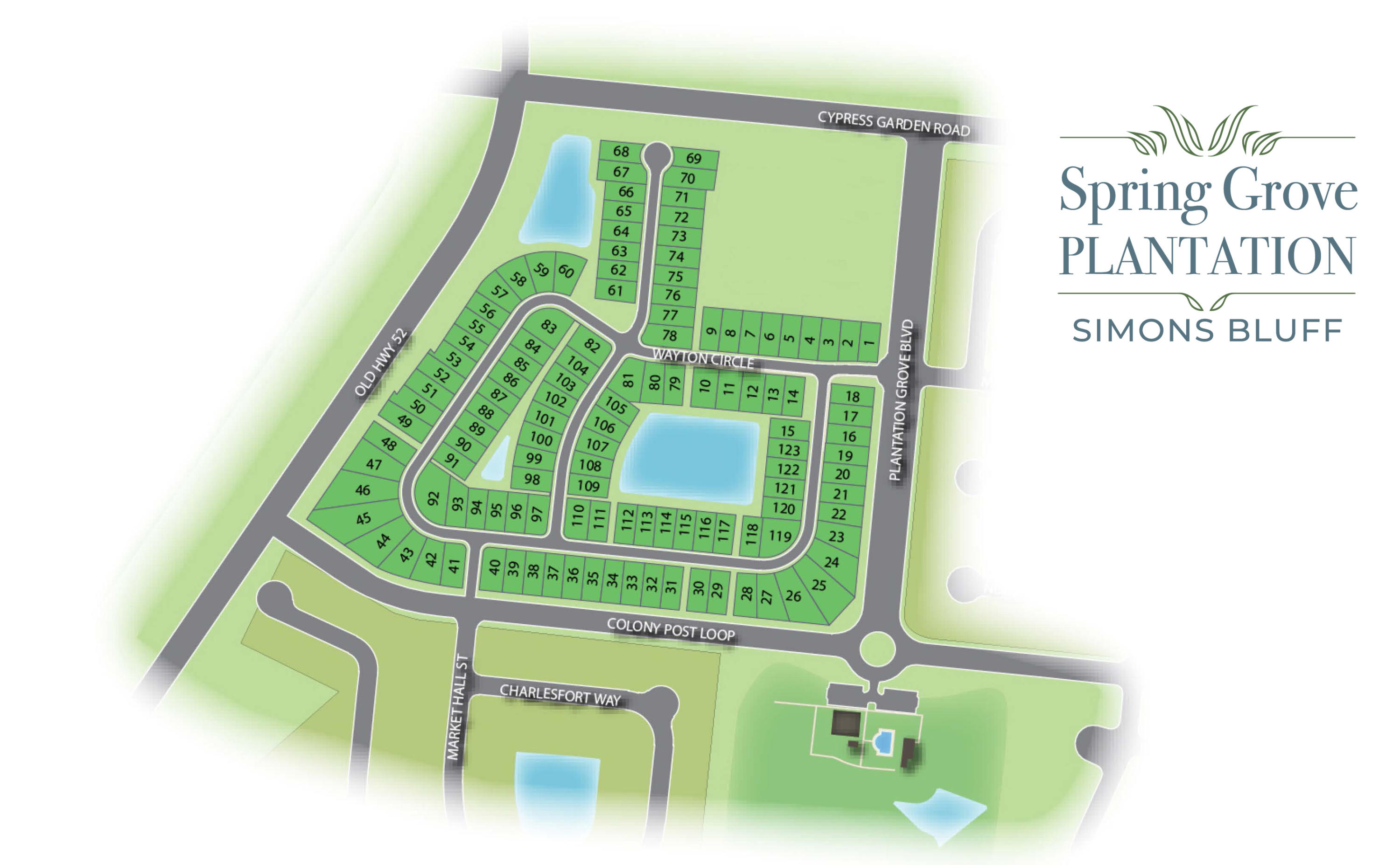 113 Sarcoxie Road Moncks Corner, SC 29461 - Photo 22 of 35 Spring Grove Community Map Simons Bluff
