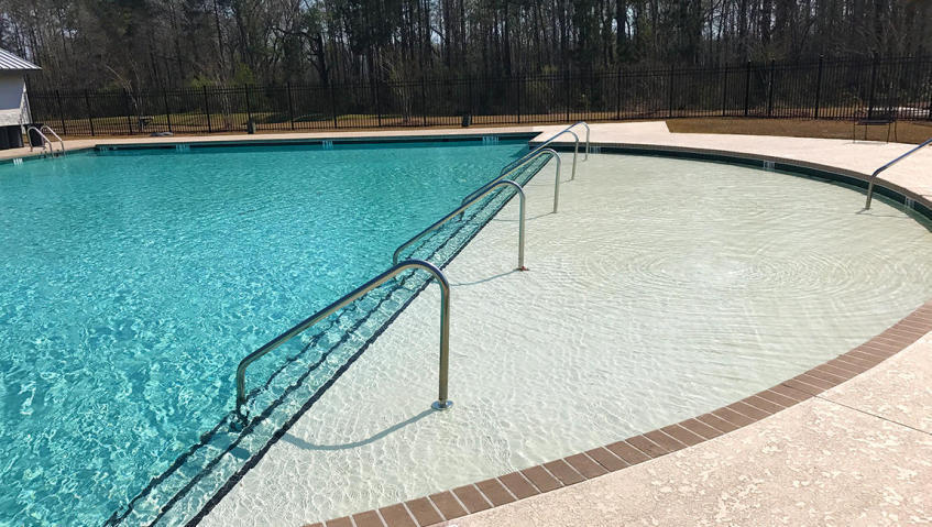 113 Sarcoxie Road Moncks Corner, SC 29461 - Photo 26 of 35 SG pool sunshelf area shallow