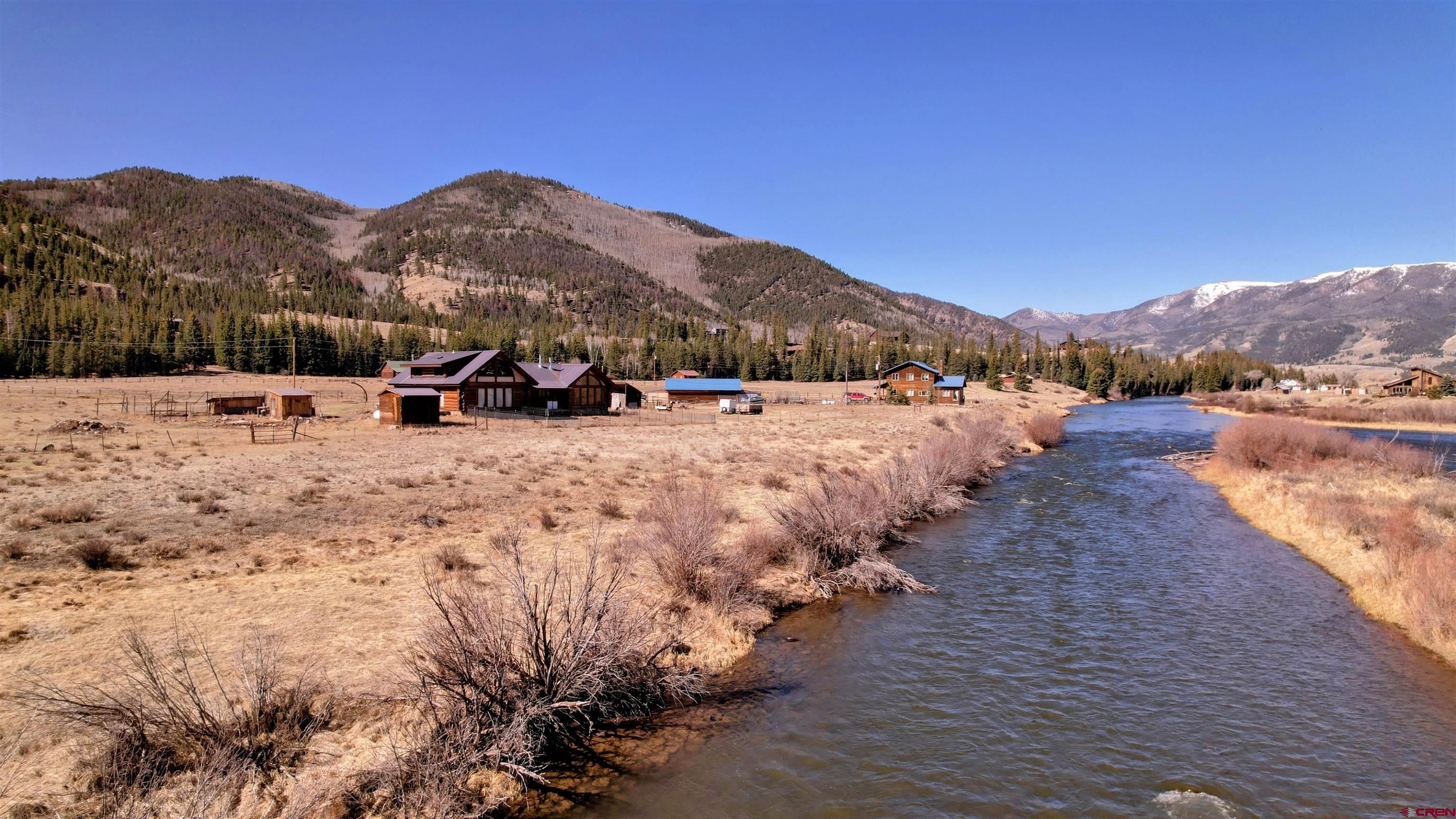 108 Forest Road Creede, CO 81130 - Photo 31 of 32 a view of a lake with mountains and mountain view