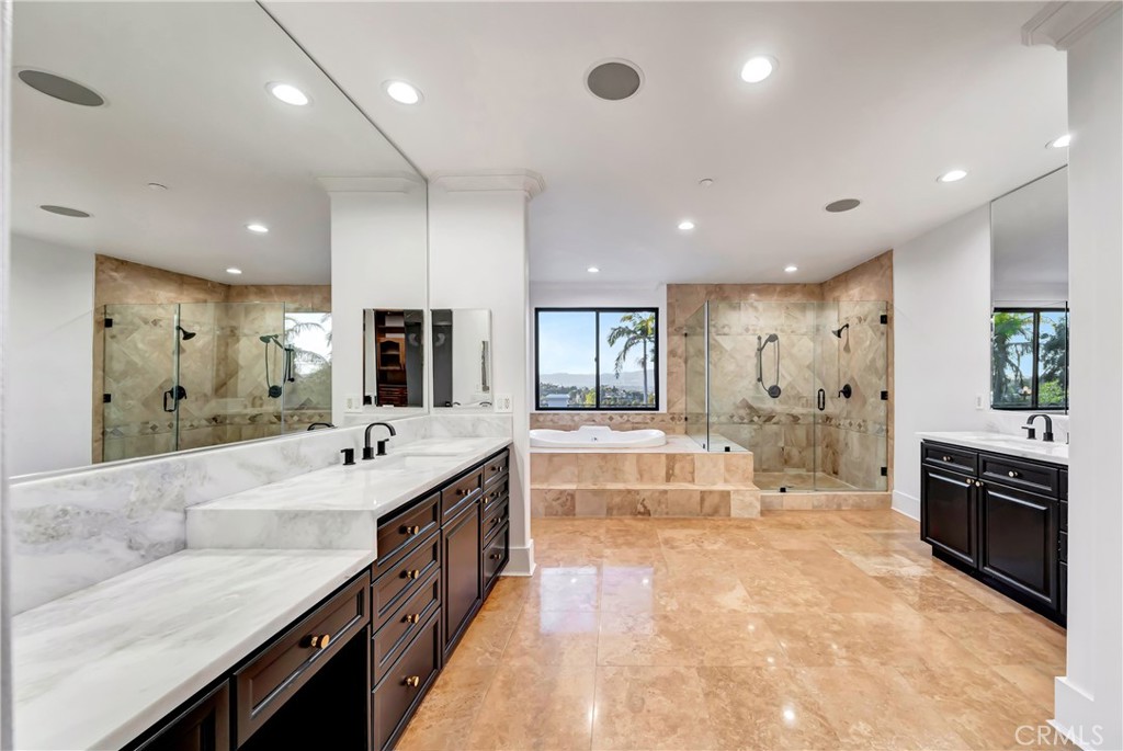 4165 Elm View Encino, CA 91316 - Photo 35 of 49 a large bathroom with a large tub and sink