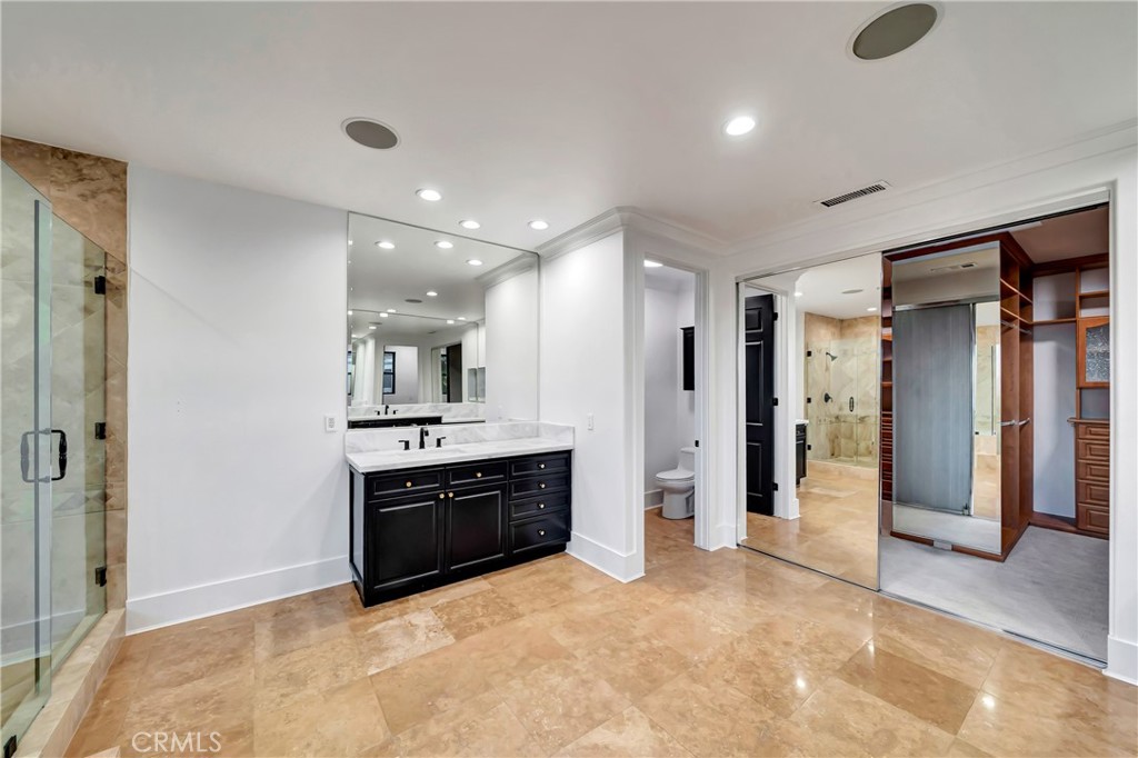 4165 Elm View Encino, CA 91316 - Photo 36 of 49 a view of large kitchen with a sink and stainless steel appliances