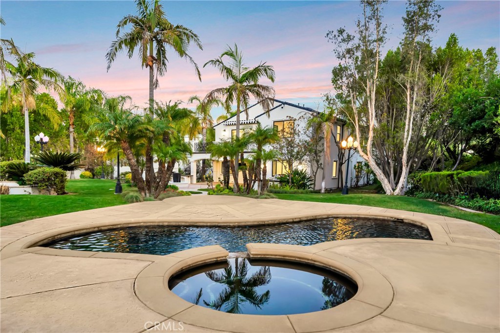 4165 Elm View Encino, CA 91316 - Photo 45 of 49 a view of a yard with palm trees