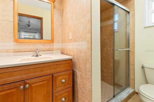 an aerial view of residential house with outdoor space