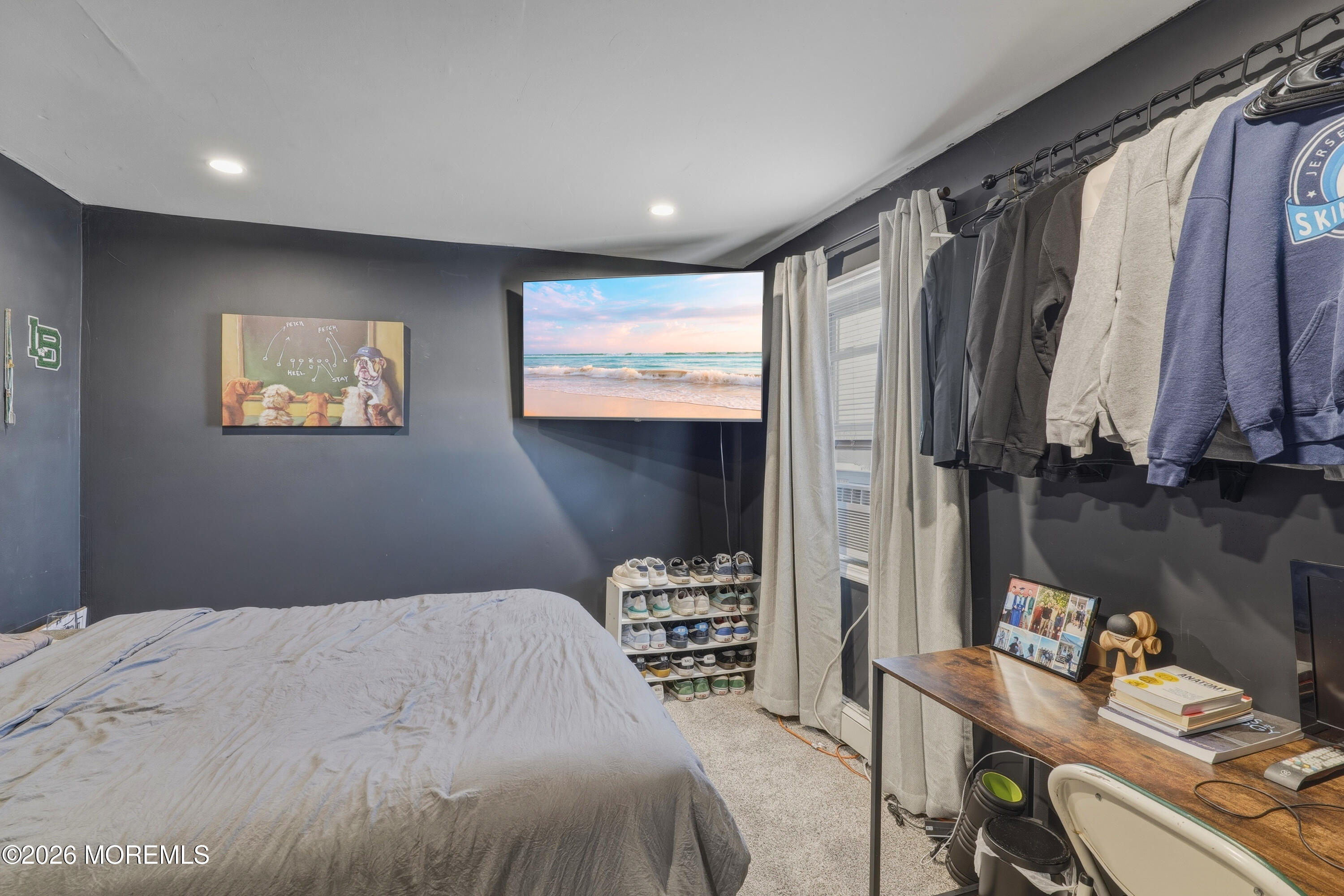 578 High Street Long Branch, NJ 07740 - Photo 12 of 37 a bedroom with a bed and a view of bathroom