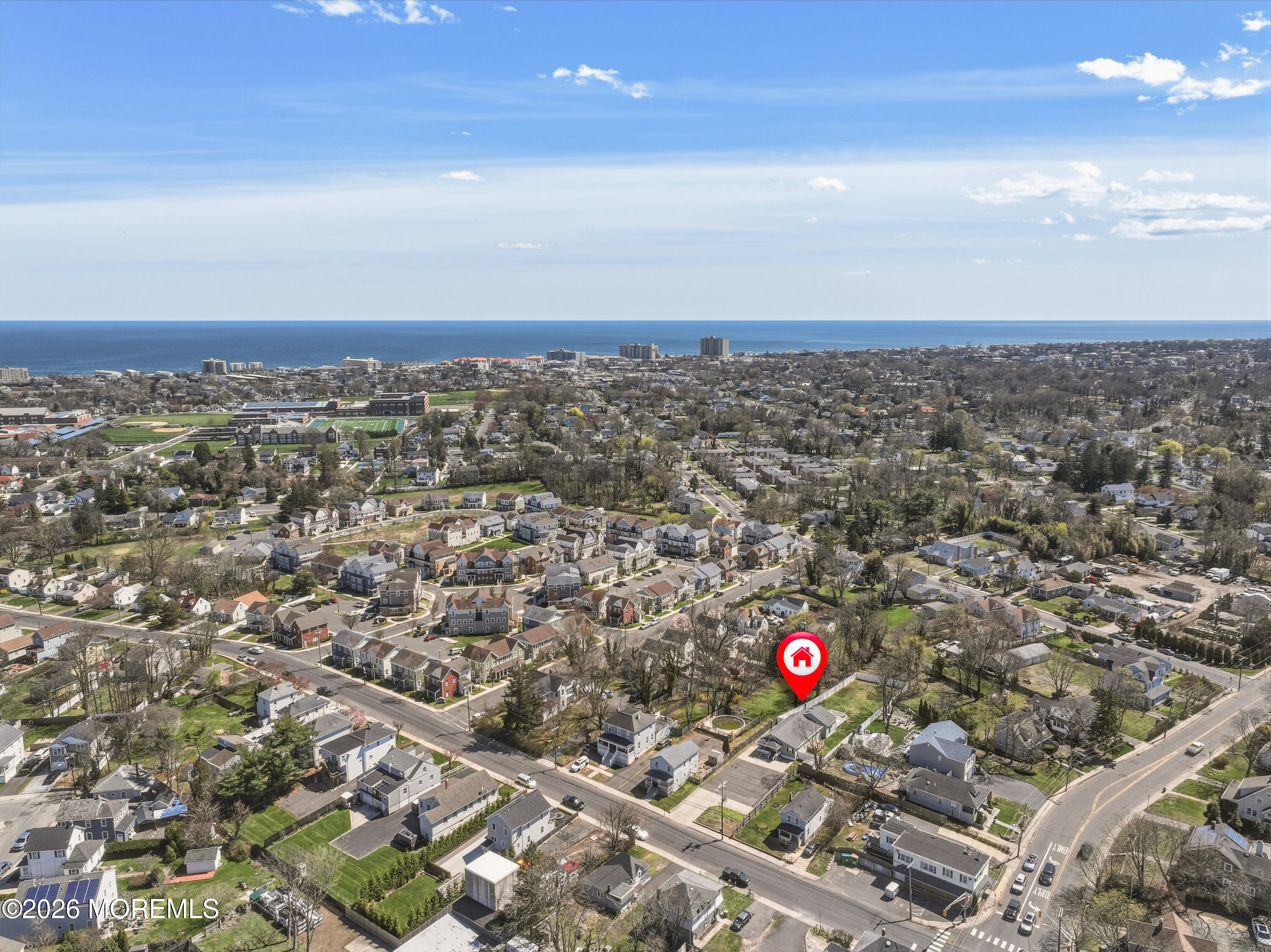 578 High Street Long Branch, NJ 07740 - Photo 32 of 37 an aerial view of city
