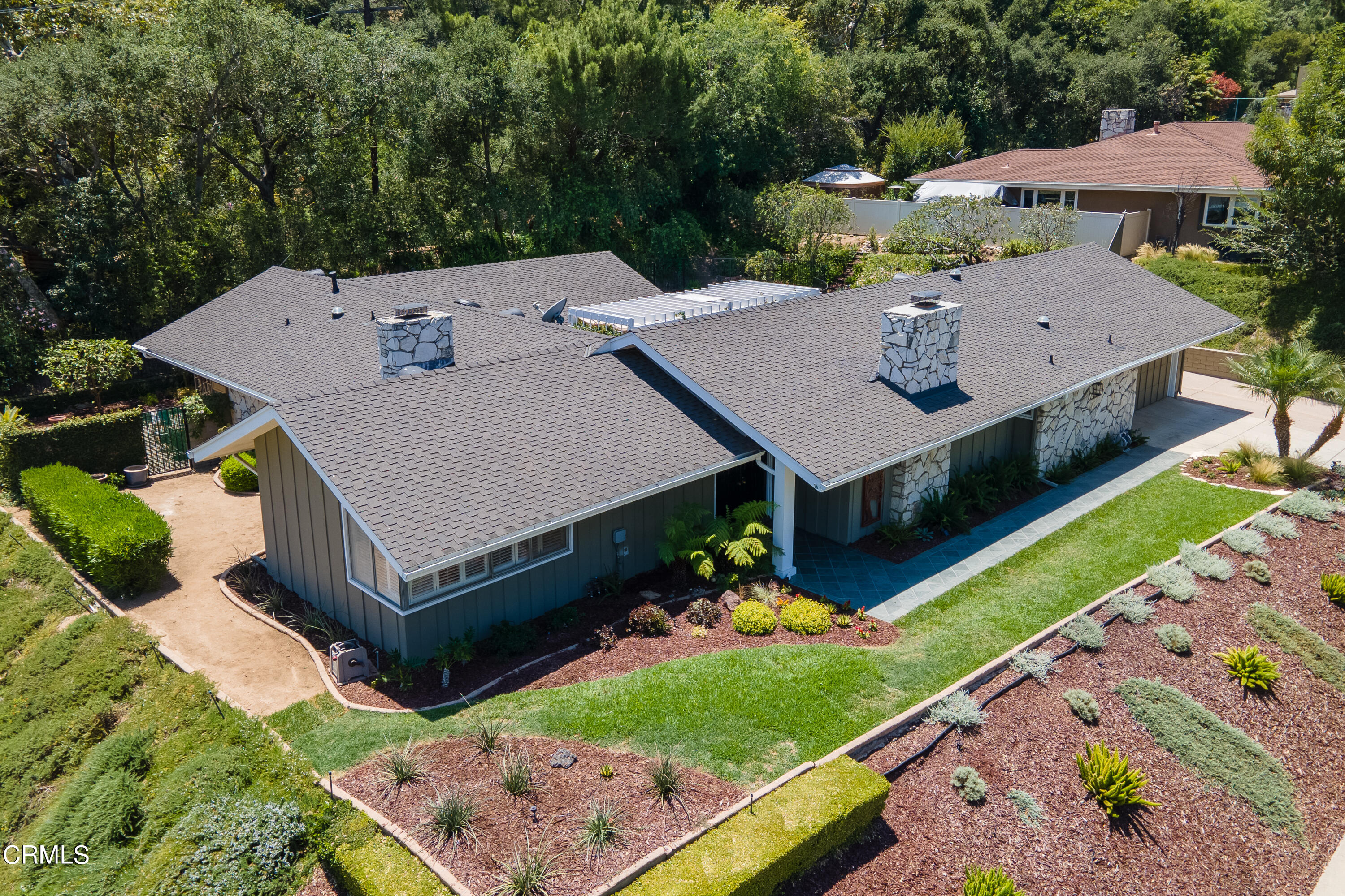 1450 Pegfair Estates Drive Pasadena, CA 91103 - Photo 51 of 58 an aerial view of a house with a big yard