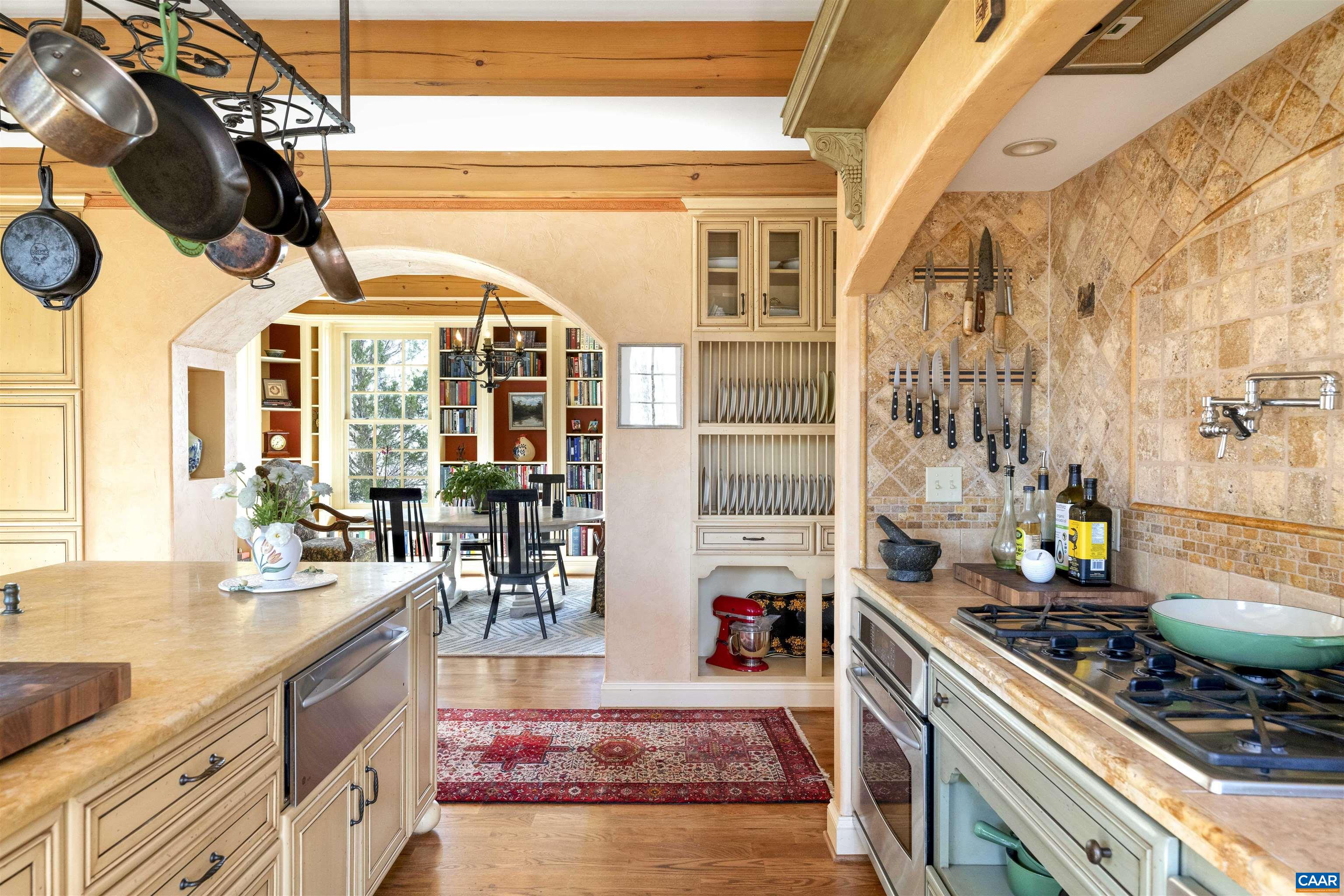 4414 Mt Alto Road Esmont, VA 22937 - Photo 20 of 68 a kitchen with stove and cabinets