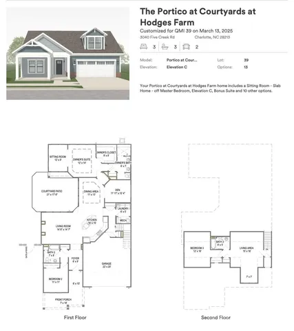 a view of empty room with a fireplace